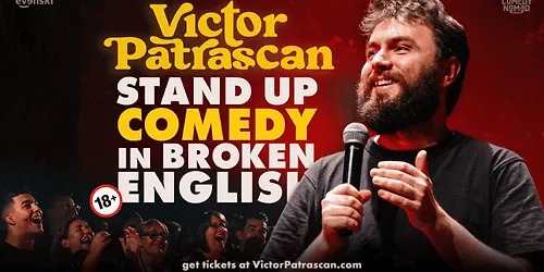 Stand up Comedy in broken English Victor Patrascan in Prague