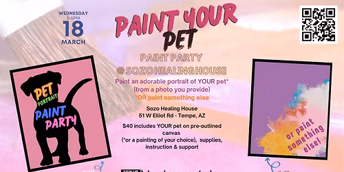 Paint Your Pet! (or something else) Paint Party
