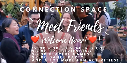 Make NEW friends for FREE: speedfriending, games, dance & more! 100+people!