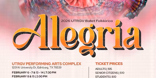 UTRGV Dance: Alegria! 2026