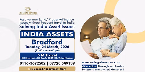 Resolve your Land\/ Property\/Finance issues without frequent travel to India