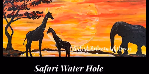 Young Masters Youth Art Club: One Day Class - A Safari Adventure Acrylic