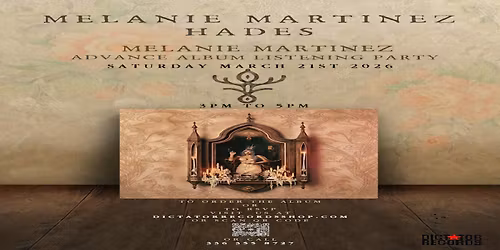Melanie Martinez Advance Album Listening Party
