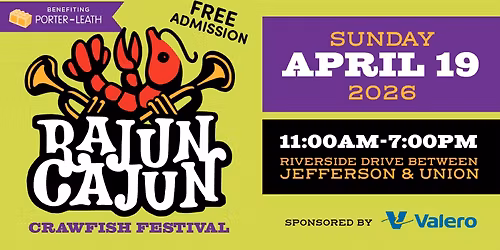 33rd Annual Rajun Cajun Crawfish Festival benefiting Porter-Leath