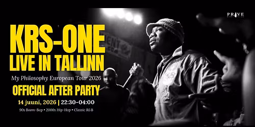 KRS-One Official After Party | Priv\u00e9 Live Club