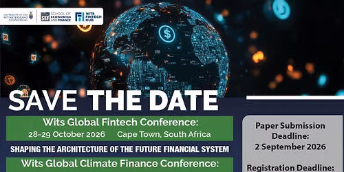 3rd Wits Global FinTech and Climate Finance Conference