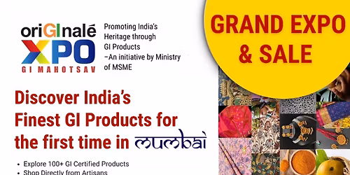 Originale GI Mahotsav Expo & Sale 2026 in Borivali West Mumbai