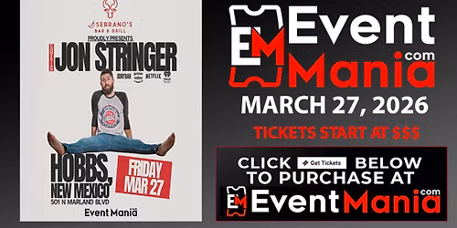 JON STRINGER & Friends - Hobbs, NM