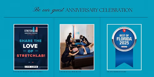 StretchLab St. Augustine Beach Anniversary Celebration
