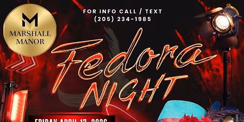 Fedora Night Hat Party