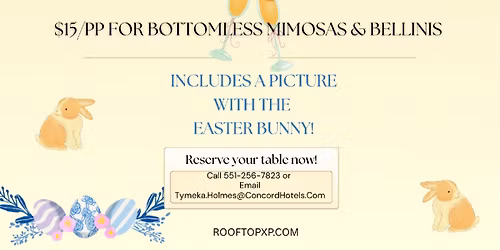 Bunnies & Bubbly: Easter Brunch at RoofTop at Exchange Place