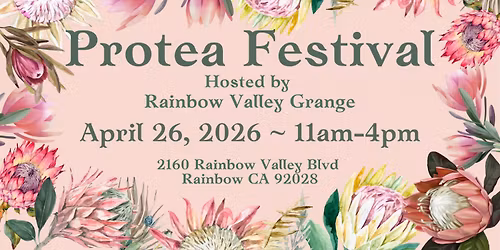 Protea Festival hosted by the Rainbow Valley Grange