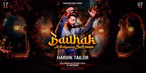 JERSEY'S BHAITHAK- A BOLLYWOOD SUFI NIGHT FT. HARDIK TAILOR @BIG SHOTS