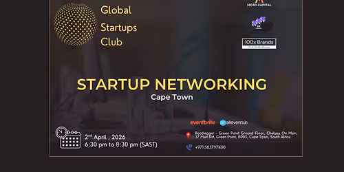 GLOBAL STARTUPS CLUB l STARTUP NETWORKING Cape Town 2026