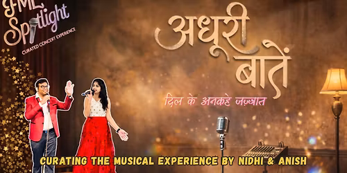 Adhoori Baatein - Where unspoken feelings find a voice - Karaoke with storytelling - night of music