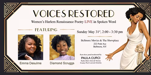 Voices Restored: A Spoken-Word Celebration of Poetry by Harlem Renaissance Women