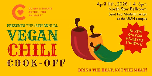 15th Annual Vegan Chili Cook Off