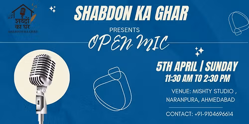 OPEN MIC EVENT BY SHABDON KA GHAR 