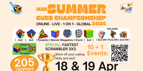 Mid Summer Cube Championship 2026 | Cubing Heat