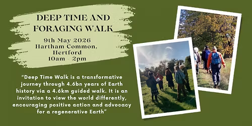 Deep Time and Foraging walk
