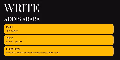 Shut Up & Write Addis Ababa