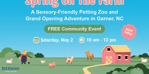 Grand Opening + FREE Sensory-Friendly Petting Zoo in Garner!