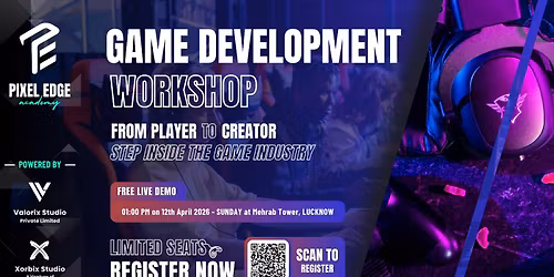Game Development Workshop for Students (FREE Live Demo)