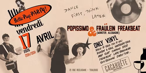 Bettie Page Party \/ Popissimo + Fra\u00fclein Freakbeat 
