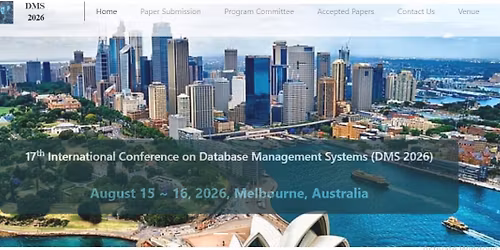 17th International Conference on Database Management Systems (DMS 2026)