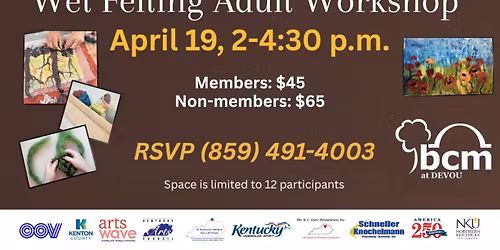 Wet Felting Adult Workshop