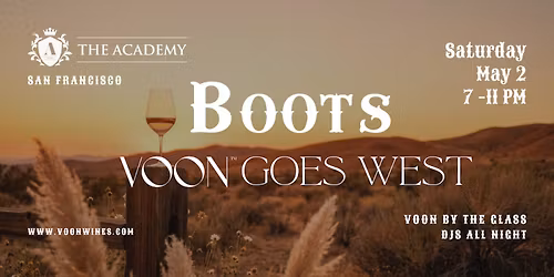 BOOTS: VOON Goes West