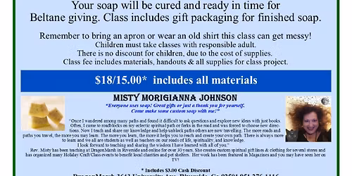 DIY Magickal Herbal Soap $18\/15.00*