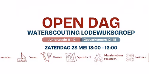 Open Dag Waterscouting Lodewijksgroep