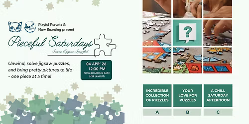 Pieceful Saturdays (Jigsaw Puzzles)