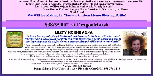 House Blessing & Cleansing -$38.00\/35*