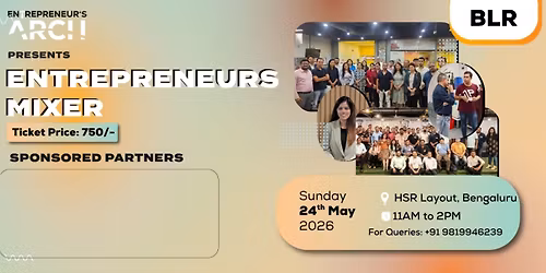 Entrepreneur's Mini-Mixer (Bengaluru)