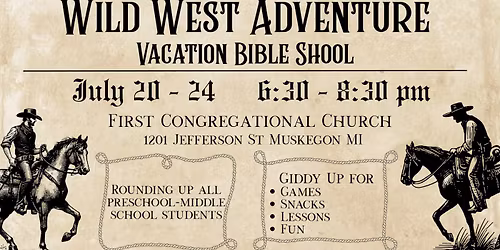 Wild West Adventure Vacation Bible School
