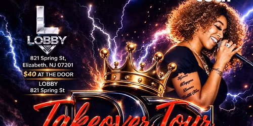 Rubee stone takeover tour Elizabeth New Jersey @thelobbynj