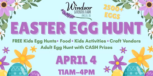 Easter Egg Hunt at Windsor Lavender Farm