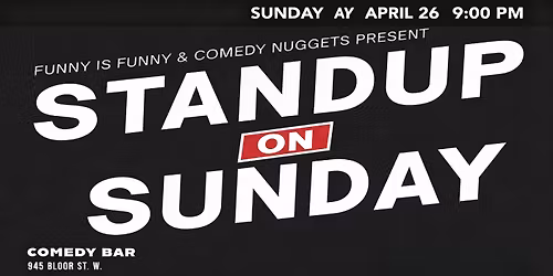 Standup on Sunday - April 26