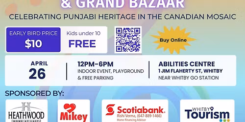 3rd Annual Durham Vaisakhi Fest 2026 & Grand Bazaar - Whitby, ON