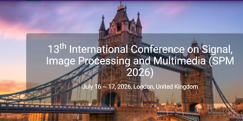 13th International Conference on Signal, Image Processing and Multimedia (SPM 2026)