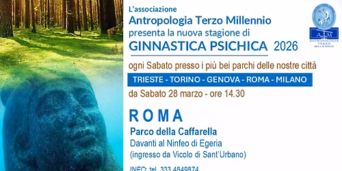 La nuova stagione di GINNASTICA PSICHICA 2026 (Roma)