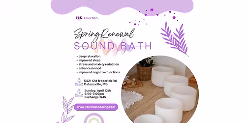 Spring Renewal Soundbath