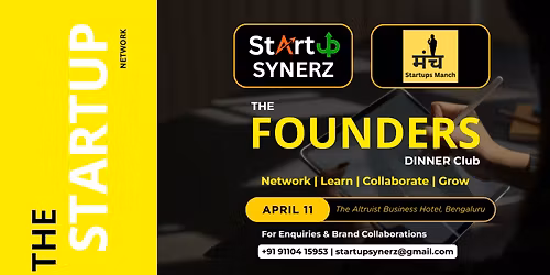The Founders Dinner Club | The Startup Network - Bengaluru Chapter