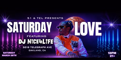 Saturday Love at 51 & Tel