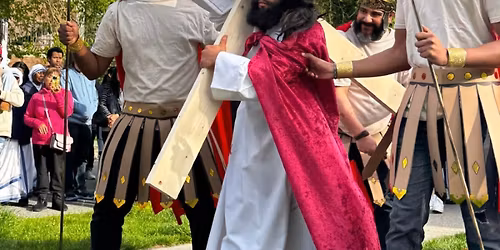 Via Crucis living stations of the cross 