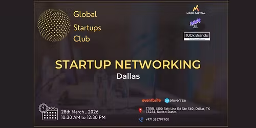 GLOBAL STARTUPS CLUB l STARTUP NETWORKING Dallas 2026