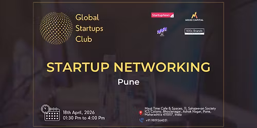 GLOBAL STARTUPS CLUB l STARTUP NETWORKING Pune 2026