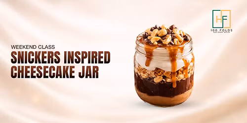 Snickers Inspired Cake Jar